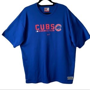 Authentic Collection NikeFitDry Cubs Baseball Club Short Sleeves T Shirt XL